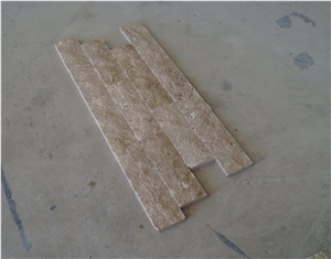 Split Face Wall Cladding Travertine Tiles_dark Travertine