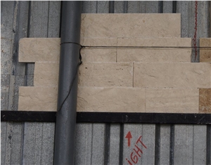 Split Face Wall Cladding Travertine Tiles_light Travertine, Light Cream Beige Travertine Wall Cladding