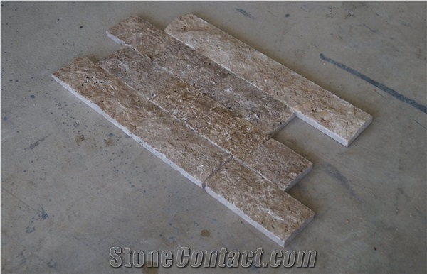 Split Face Wall Cladding Travertine Tiles_noce Travertine