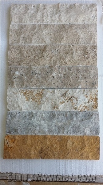Split Face Wall Cladding Travertine Tiles_noce Travertine