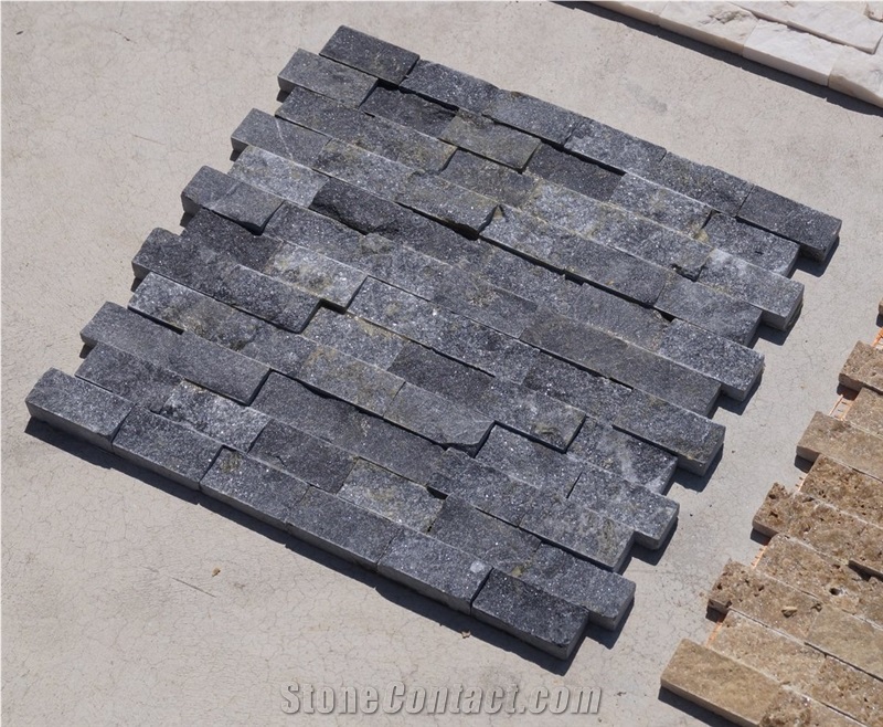Split Linear Mosaic Bluestone Marble 2.4x4.8_split Face