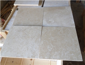 Tile Travertine Light C1 Honed-Filled_1.2x45.7x45.7cm