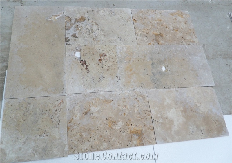 Travertine Classic Mix Tiles Free Length Comm