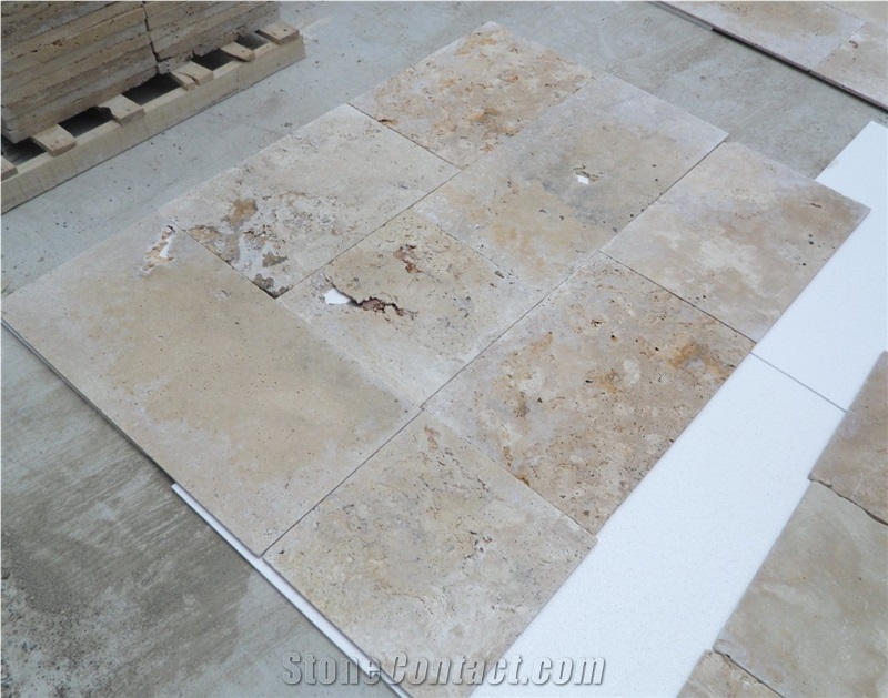 Travertine Classic Mix Tiles Free Length Comm
