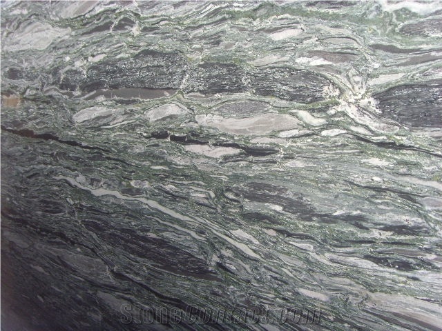 China Sea Wave,Yunnan Green Granite,Wave Green,Sewweed Green,Verde Nuvolato,Wave Multicolor Green