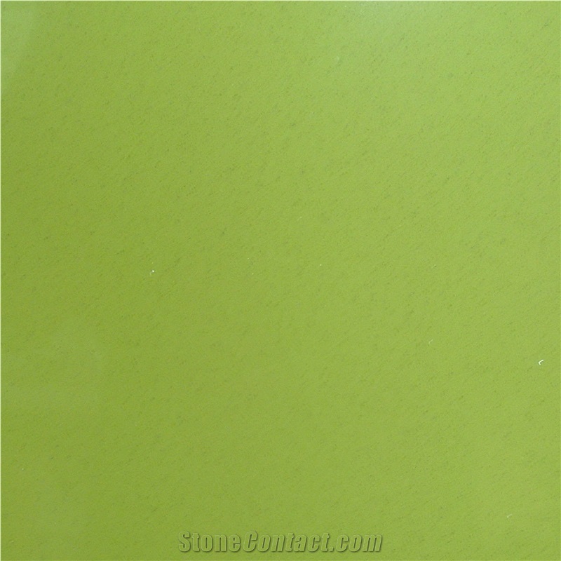 Engineered Bright Cyan Green Quartz Stone,Green Quartz Slabs & Tiles