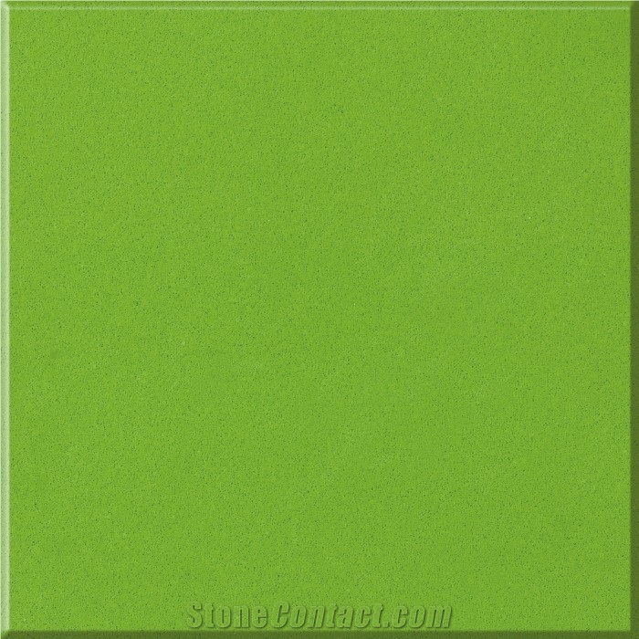Engineered Cyan Quartz Stone,Cyan ,Green Quartz Slabs & Tiles