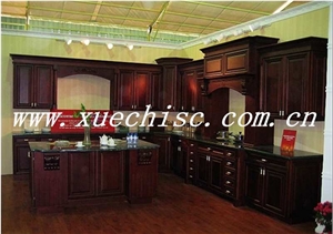 American Style Black Granite Kitchen Design