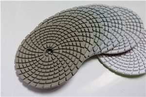 5 Inch Wet Polishing Diamond Concrete Floor Grinding Pad