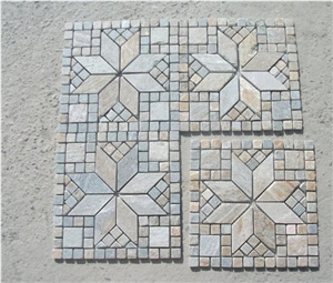 Giga Bathroom Marble Mosaic Tile, Blue Marble Mosaic