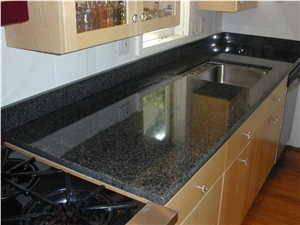 Giga Black Diamond Granite Kitchen Countertops
