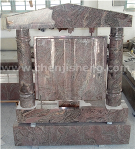Granite Western Style Monument Memorials Stone Headstone Granite Tombstone