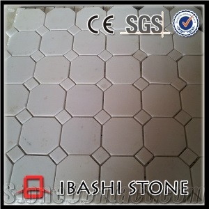 White Square Mosaic Tile