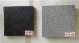 China Black Lava Stone Tiles, Black Vocanic Stone Basalt Slabs & Tiles