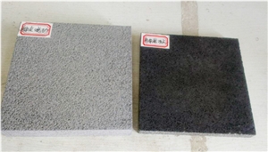 China Black Lava Stone Tiles, Black Vocanic Stone Basalt Slabs & Tiles
