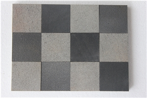 Sawn Cut Flamed Basalt Pavement Tiles, Black Lava Stone Paver, China Lava Stone Black Basalt Pavements