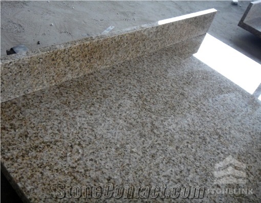 G682 Sunset Gold Granite Bathroom Countertop,G682 Granite Vanity Top for Sale,G682 Granite Bathroom Countertops