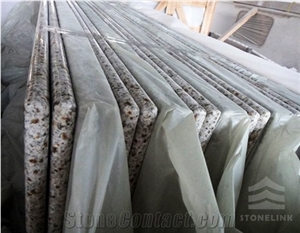 G682 Sunset Gold Granite Bathroom Countertop,G682 Granite Vanity Top for Sale,G682 Granite Bathroom Countertops