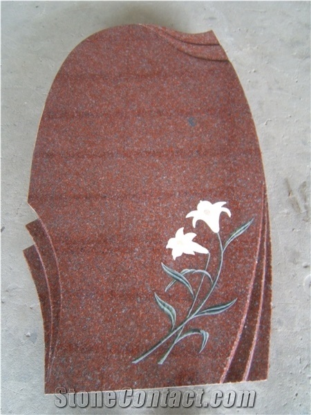 Monument Imperial Red, India Red Ruby Red Monument, Imperial Ruby India Red Granite Monuments