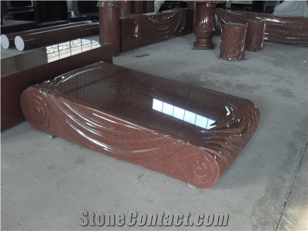 Monument Imperial Red, India Red Ruby Red Monument, Imperial Ruby India Red Granite Monuments