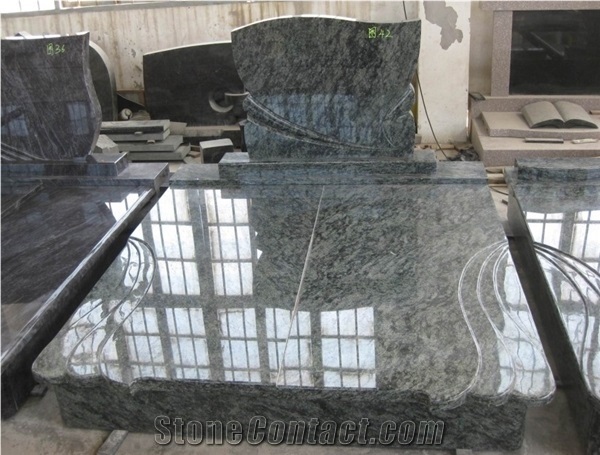 Olive Green Granite Monument,Stylish Olive Green Granite Monuments,Natural Olive Green Granite Monuments