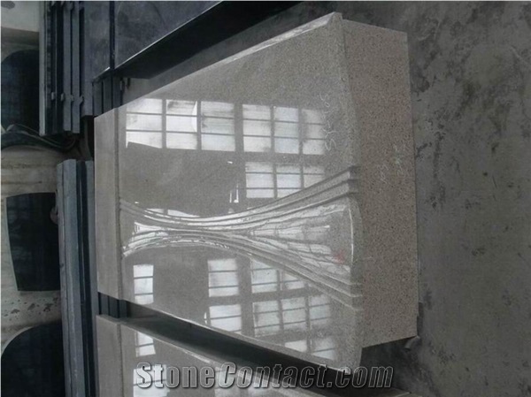 Rusty G682 Granite Tombstone Monument, G682 Yellow Granite Tombstone,Cheap G682 Yellow Granite Tombstone & Monuments