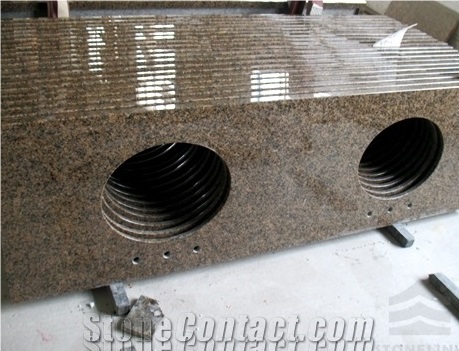 Tropical Brown Countertop, Granite Bath Top,Hot Selling Tropical Brown Granite Bathroom Countertops