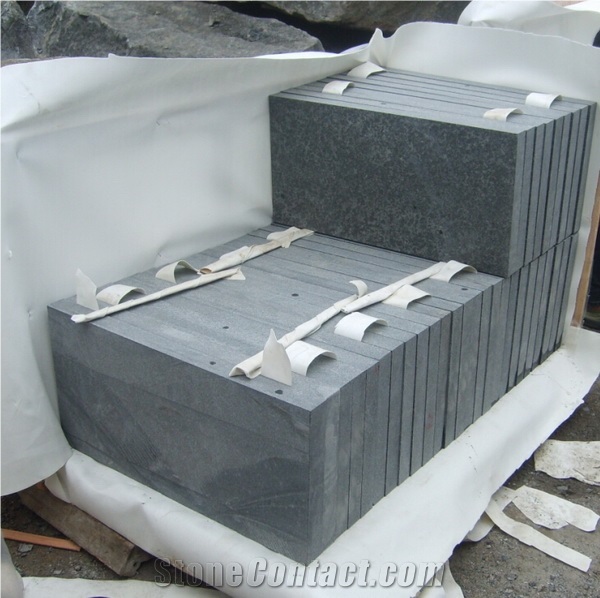 Black Granite Slabs & Tiles, G684 Black Basalt Slabs & Tiles
