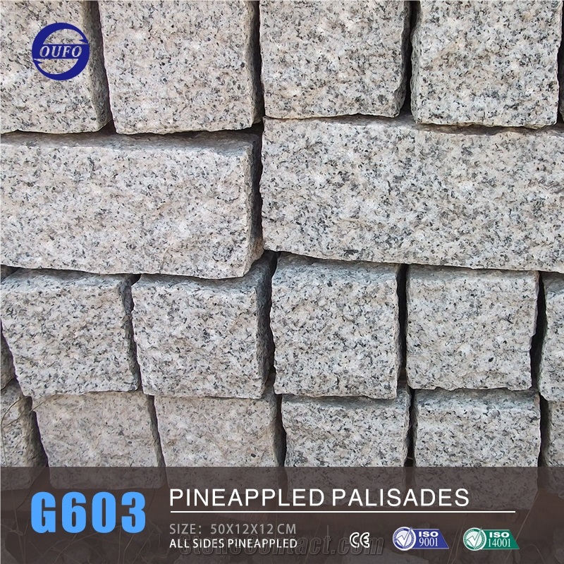 G603 Granite Palisade, Grey Granite Palisade