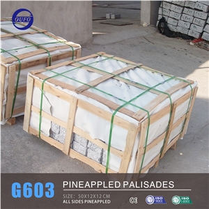G603 Granite Palisade, Grey Granite Palisade