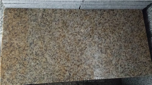 Shandong Rust Stone Slabs & Tiles, China Yellow Granite