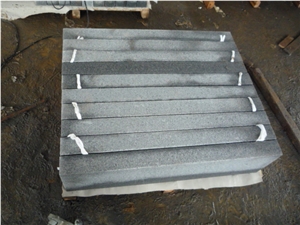 G654 Curbstone, China Dark Grey Granite Curbstone
