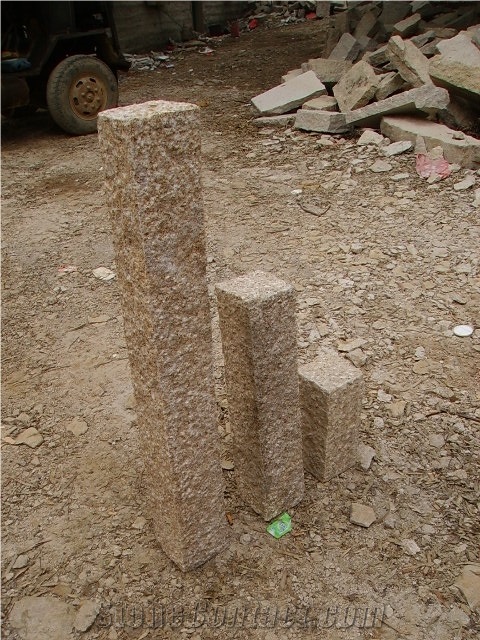 Nanan G682 Palisade, Yellow Granite Palisade Pineappled