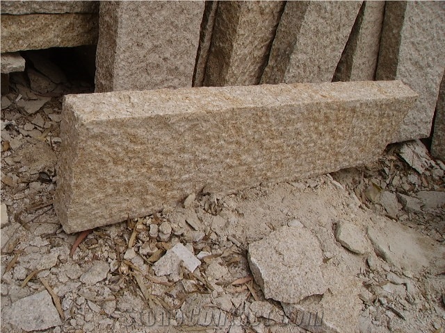 Nanan G682 Palisade, Yellow Granite Palisade Pineappled