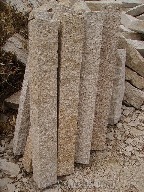 Nanan G682 Palisade, Yellow Granite Palisade Pineappled