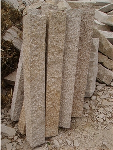 Nanan G682 Palisade, Yellow Granite Palisade Pineappled
