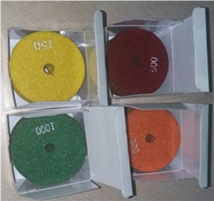 4 100mm Wet Resin Bond Diamond Polishing Pads
