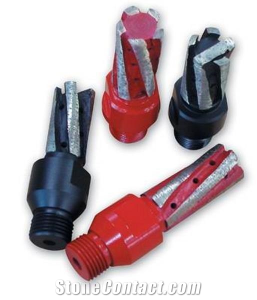 China Power Tool Cnc Diamond Drill Drum Bits for Stone
