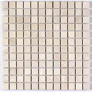 Botticino Marble Mosaics, Beige Marble Mosaics