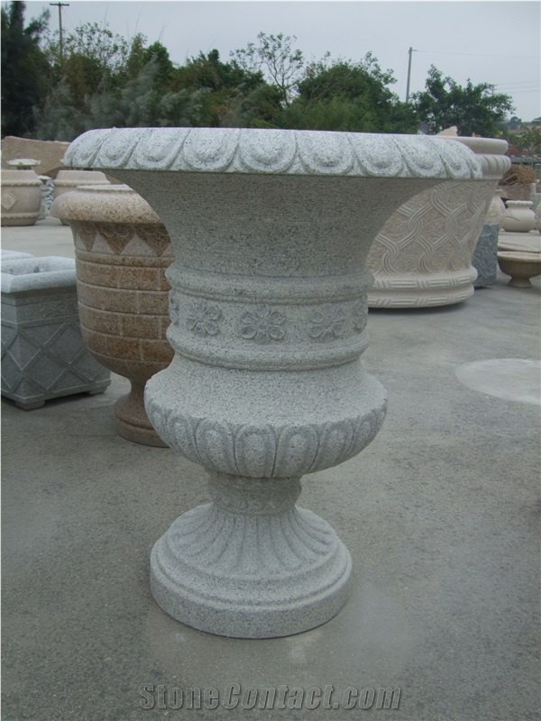 Beign Granite Flower Pots from China,Landscaping Flower Pots