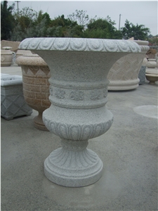 Beign Granite Flower Pots from China,Landscaping Flower Pots
