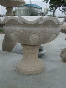 Beign Granite Flower Pots from China,Landscaping Flower Pots