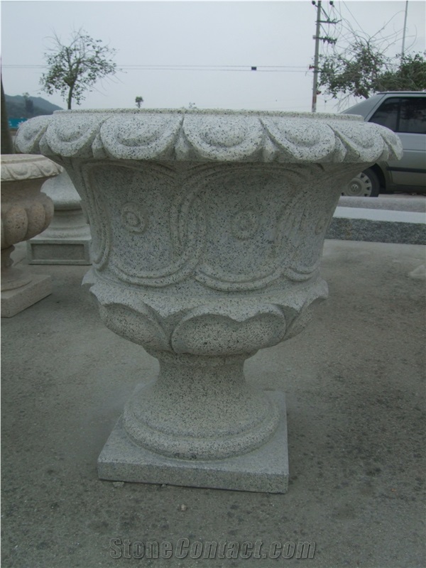 Beign Granite Flower Pots from China,Landscaping Flower Pots