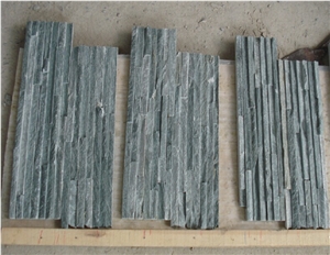 Green Slate Cultured Stone Veneer, Ledgestone Wall Panel,China Drain Board Ledge Stone