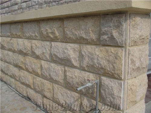 Mushroom Stone, Granite Wall Cladding, Decorative Wall Panel Stone, Chinese Mushroomed Stones