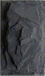 Black Slate Mushroom Stone