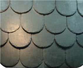 China Black Slate Roof Tiles