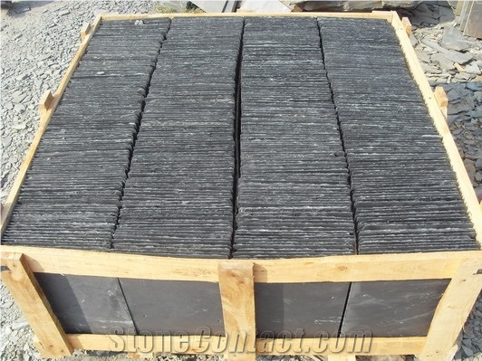 China Black Slate Roofing Tile