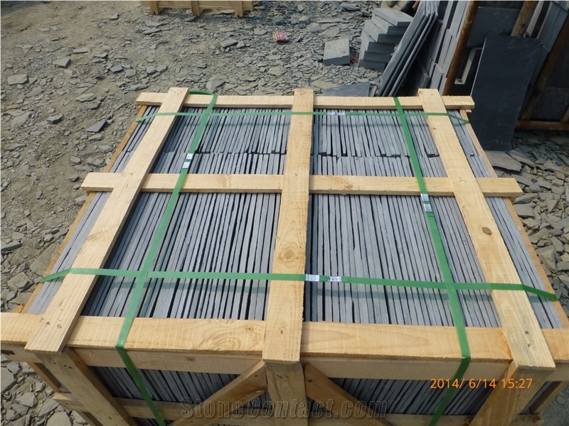 China Black Slate Slabs & Tiles