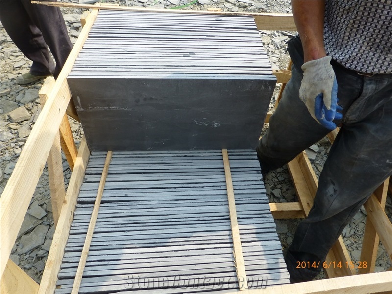 China Black Slate Slabs & Tiles
